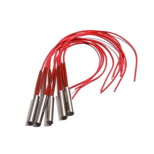 Calentador de cartucho eléctrico de 220V y 80W de potencia para inserción en bloques de acero