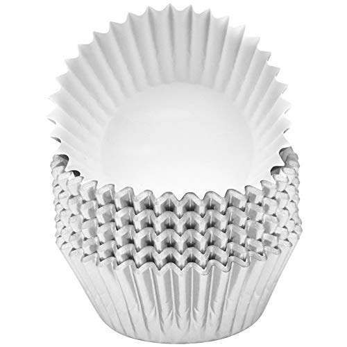 Jinlaili 100PCS Caissettes à Cupcakes en Papier Métallisé, Caissettes à Muffin Tasses, Cupcake...