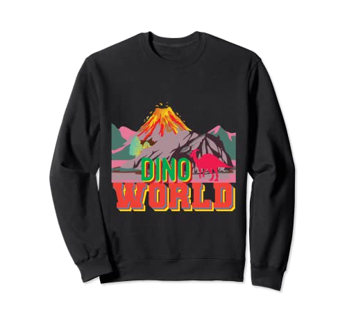 Dinosaurio Dino World Volcán con Lava Jurassic Sudadera