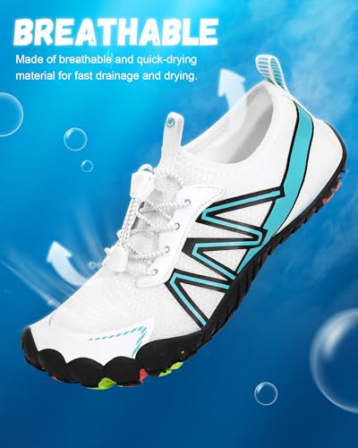 Hike Barefoot Shoes Women Men Footwear, Wide Toe Water Shoes 2092 New Breathable Grounded Non-Slip Fashion Hiking Shoe for Walking Swim Pool Beach Outdoor Water Sports2