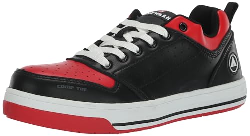 Airwalk Womens Arena Comp Toe EH SR Red/Black 8.5 Medium