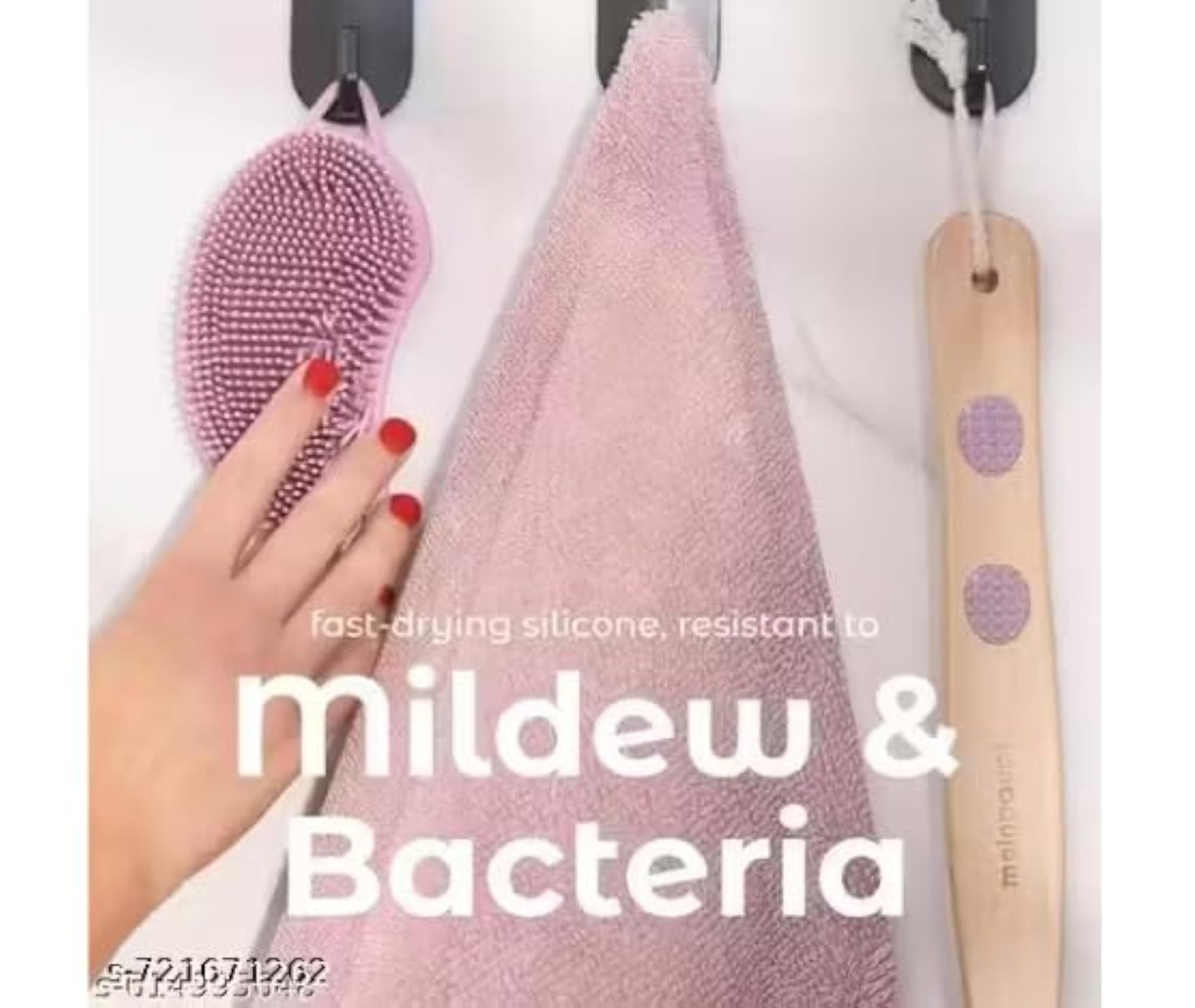 Silicone Body Scrubber Brush for Skin Exfoliation