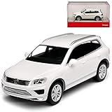 Das Fahrzeug ist ca 6 cm lang Herpa Volkwagen Touareg II Weiss 2. Generation 2010-2018 Ab Modell Facelift 2014 H0 1/87 Modell Auto mit individiuellem Wunschkennzeichen