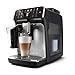 Philips Serie 5500 Kaffeevollautomat – LatteGo Milchsystem, 20 heiße und kalte Kaffeespezialitäten, 40% leiser mit SilentBrew, QuickStart, Schwarz und Silber (EP5546/70)