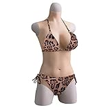 GaoYunQin Realistisches Silikon Brustformen, Gefälschte Brüste, Bodysuit In S-L-Größe für Die Mastektomie, Crossdresser, Cosplay, Transgender BCDE Cup (Color : Ivory White, Size : L Size C Cup)