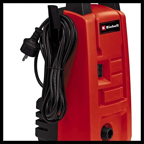 Einhell TC-HP 90 Pressure Washer | 1200W Power Washer, 90 bar, 372 l/h | Jet-Wash Kit With 3m High-Pressure Hose, Gun, Lance, Focused And Wide Jet Nozzles | For Easy Cleaning Of Patios And Cars