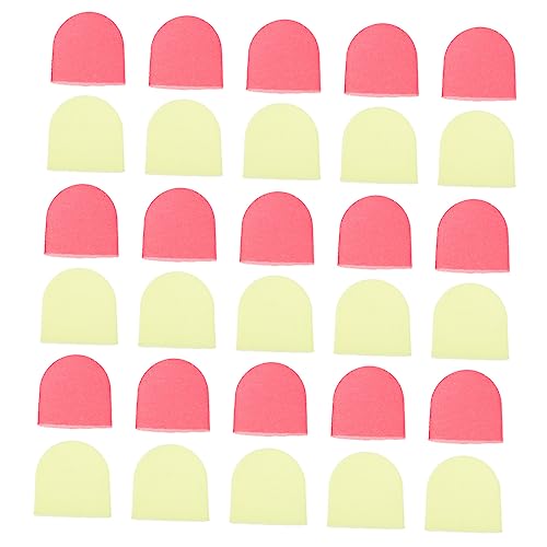 HANABASS 80Pcs Sponge Microphone Covers Durable Mic Protectors for Ktv Performance Thickened Dust Covers Breathable Elastic Design for Protection