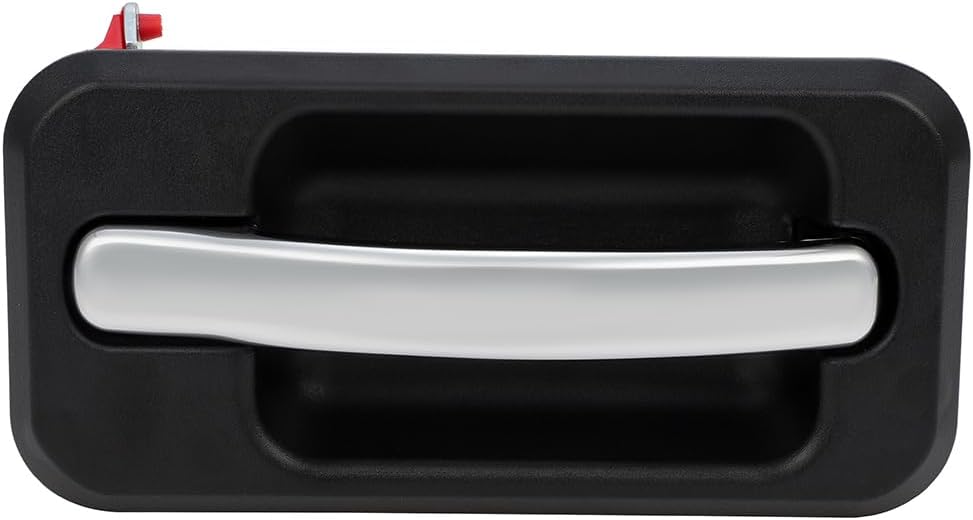 OCPTY Door Handle Exterior Rear Passenger Right Side Replacement Fit 2003-2009 for Hummer H2 Outside Door Handle Balck/Chrome (1pcs)