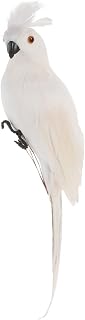 BESPORTBLE Adorno De Pájaro Simulado De Para Jardín Figura De De Color Blanco Decoración Realista Para Exteriores y Paisajismo