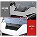 SLORIMOD Front Turbo Hood Scoop for Polaris RZR XP 1000/XP4 1000 2024-2025 Accessories, Black Sport Air Intake Kit with Large Vent, Fast Heat Dissipation Durable Polypropylene Material