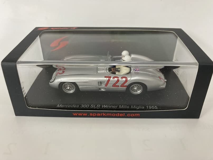 Amazon | Spark 1/43 メルセデスベンツ 300SLR ミレミリア1955#722