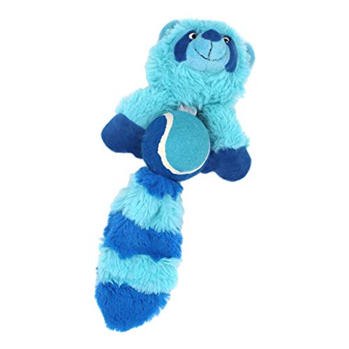 Serenable Pet Plush Chew Toys with Squeakers, Durable Plush Squeaky Dog Chew Toy, Dog Toy for Small and Medium Dogs,(Raccoon), 15-Inch
