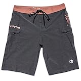 Maui Rippers Men's 21' Cotton Blend Grey Brown Hunter Walkshort Boardshorts (Hunter, 36)