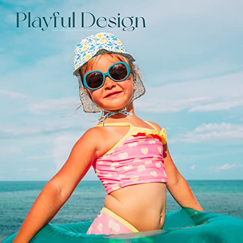 Protective Baby Sun Hat With Upf 50+ Protection Adjustable Infant Summer Beach Flap Hats For Boy & Girl Breathable Toddler Swim Pool Play Sunhat With Wide Brim Mint 2T-5T (48-54 Cm) #TOP7