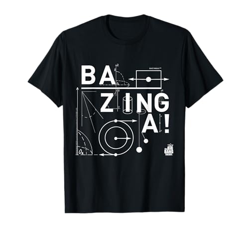 BILBBT00056 The Big Bang Theory Bazinga Chart Maglietta