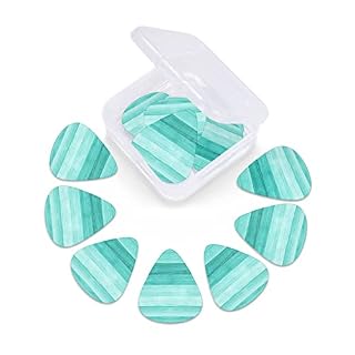 Lot de 12 médiators en bois peint avec accordeur pour guitare acoustique, électrique ou basse - Les Beatles, Paul McCartney, John Lennon, RIngo Starr, George Harrison Lot de 12 médiators en bois peint avec accordeur pour guitare acoustique, électrique ou basse – Image 6