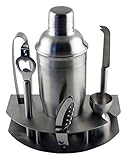 BergHOFF 7 Piece Studio Barware Set, Silver