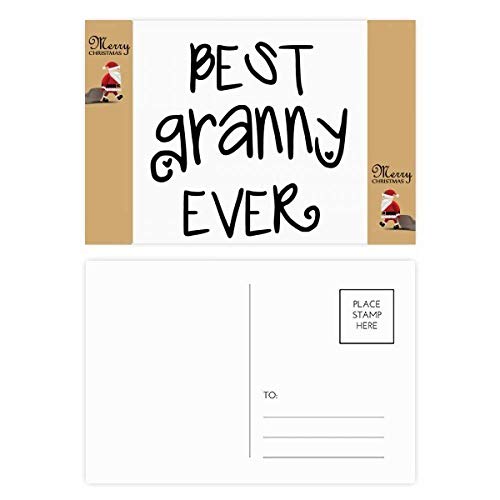 Cartes postales Best Granny Ever pour accompagner tous vos cadeaux de fête
