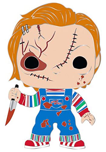 Funko Pop! Large Enamel Pin Horror: Chucky - Chucky Pins de Esmalte- Broche Coleccionable - para Mochilas Y Bolsos - Idea de Regalo- Mercancia Oficial - Movies Fans