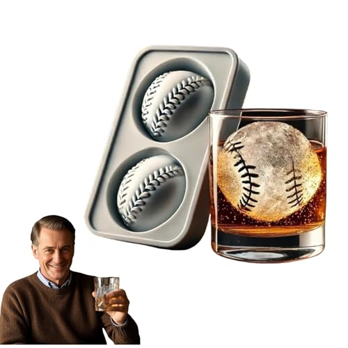 Molde de hielo para bolas de béisbol grande miniatura 1