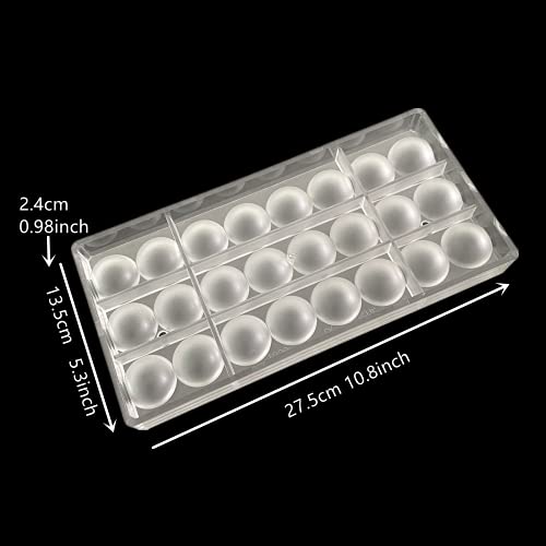 Goldbaking Semi Sphere Chocolate Mould Pc Polycarbonate Hemisphere Chocolate Mold (S 1.2Inch) #TOP1