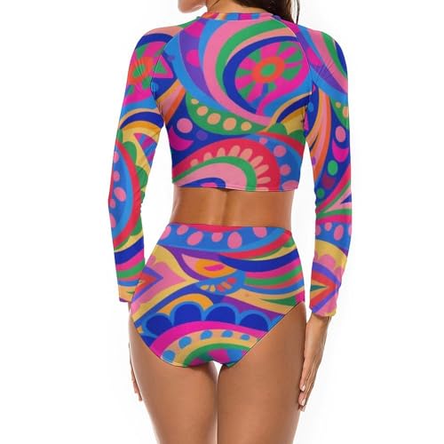 Supdreamc Women's Girls Paisley Bikini Set Two Pieces Beachwear4