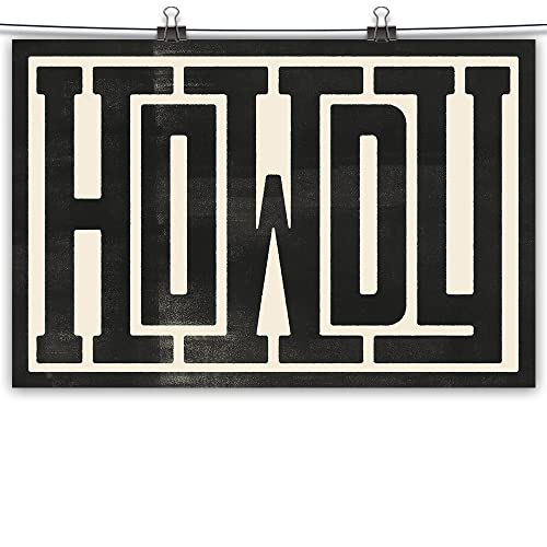 Verenix Preppy Canvas Wall Art Black And White Pictures Feminist Poster Trendy Teen Girl Funky Home Wall Decor For Living Room Bar Cart 24X16In Unframed #TOP2