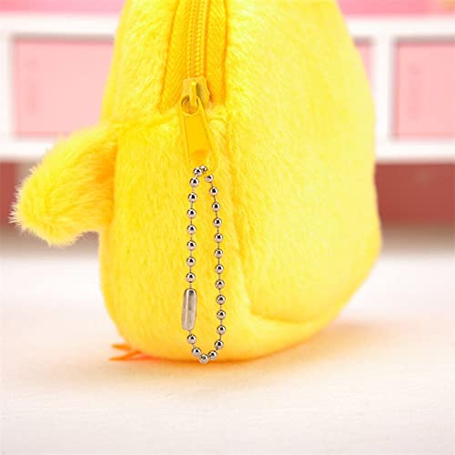 Cartoon Chicken Koala Coin Purse Plush Lovely Animal Doll Pendant Card Holder USB Cable Pouch Money Bag4