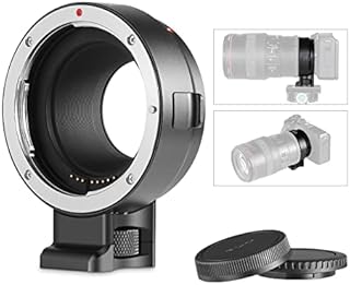 NEEWER EF to EOS M Mount Adapter, EF/EF-S Lens to EOS M Camera Autofocus Converter Ring with Removable Tripod Mount, Compatible with Canon EOS M M2 M3 M5 M6 M6 Mark II M10 M50 M50 Mark II M100 M200