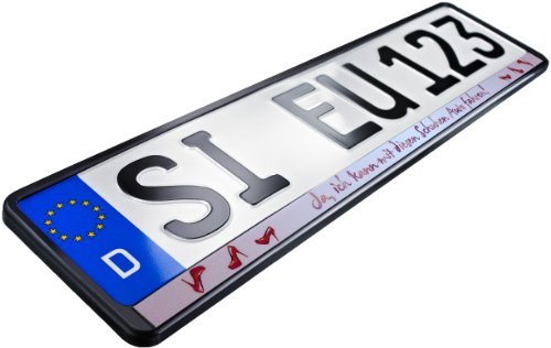 Utsch 195561 UFO Matrícula Portador 520 mm Guantes Conducción Cover