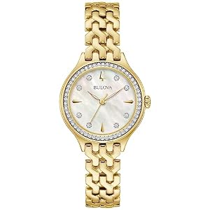 Bulova Ladies' Classic Crystal Gold 98L312