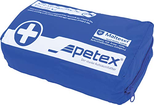 Preisvergleich Produktbild PETEX Verbandtasche Inhalt Nach Din 13164 Blau