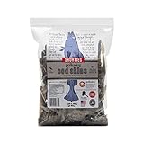 Polkadog Cod Skins for Dogs (12oz Shortie) - Single Ingredient, Wild-Caught Fish Skin Dog Treats for All Breeds – High in Lean Protein & Omega-3. Hypoallergenic, Grain Free. Handcrafted & Made in USA