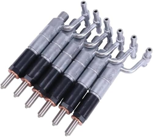 6 Pieces Fuel Injector 107-3648 106-8268 10R-7588 for Caterpillar CAT Engine 3046 Excavator 315 315B