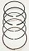 Piston Rings & TOP END Engine Motor Gasket KIT Set (Standard 65.00mm - 4th Oversize 66.00mm) (Standard (65.00mm)) for The Honda ATC 200S 200M 200X ATVs