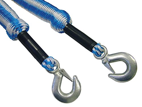 Corde de remorquage extensible Faithfull 4m avec crochet en métal résistant - 2