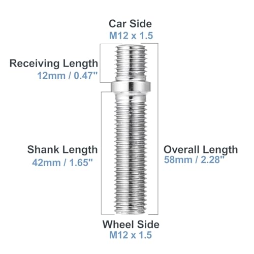 Pernos rueda coche para E60 E61 2004-2010 tornillos de repuesto para llantas 2