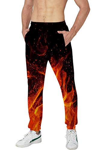 Loveternal 90S Halloween Joggers For Men Women 3D Gold Graphics Joggers Teens Gifts Cool Sweatpants Plus Size Weird Pants Rave Party Clothes Sweatpants Xxl #TOP3