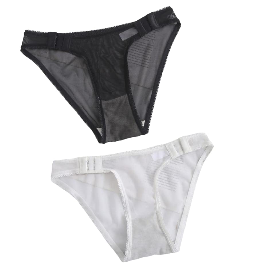 Mesh Breathable T Back Spandex Thongs Lady's Thong's Panty Pack of 2 Free Size fit to S-M-L-image-41