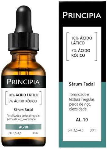 Sérum 10% Ácido Lático + 5% Ácido Kójiko AL-10 com 30ml