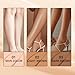 Leg Makeup Waterproof with Brush, No Transfer Body Makeup for Legs Full Coverage Waterproof Concealer, Scar & Tattoo Cover Up for All Skin Tones, Long Lasting Makeup (#02)
