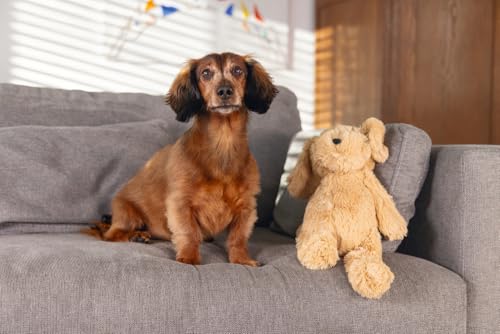 BZ PLUSH DOG VAJEN DOG TOY LIGHTBROWN , 41X15X13 CM
