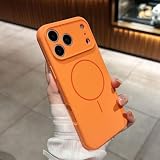 Magnetic for iPhone 17 Pro Max Case, Silicone Protection Shockproof Transparent Phone Case for iPhone 17 Pro Max, Compatible with MagSafe