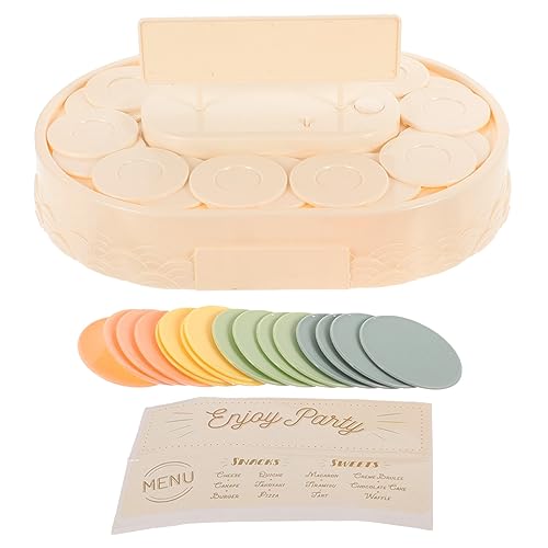 STOBAZA Rotary Sushi Machine Automatic Rotating Cake Stand for Desserts Cupcakes Sushi Display Unique Design for Parties Weddings and Home Use Capacity Serving Tray