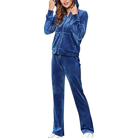 MessBebe Women's Velour Tracksuit Set Cover