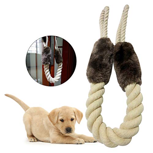 Brinquedo para cães de estimação - brinquedo de brinquedo de corda de algodão para animais de estima
