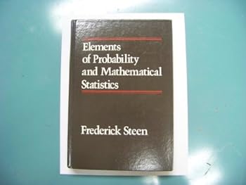Hardcover Elements of probability and mathematical statistics Book