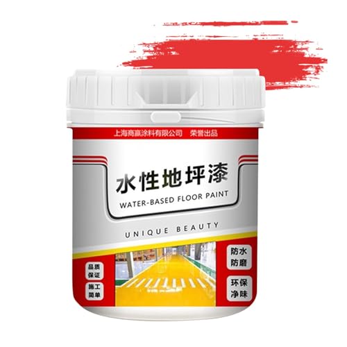 Vernice per pavimenti a base d'acqua, vernice antiscivolo per pavimenti in cemento, ad asciugatura rapida, rivestimento antiscivolo 500 g, vernice per calcestruzzo impermeabile, rivestimento per