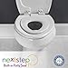 Mayfair NextStep2 Slow-Close Toilet Seat with Built-In Toddler Potty Training Seat, Removable, White, Round