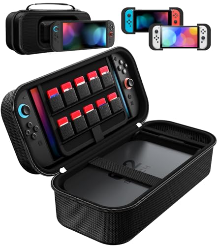 ivoler Carrying Case for Nintendo Switch 2/Switch/OLED Model
